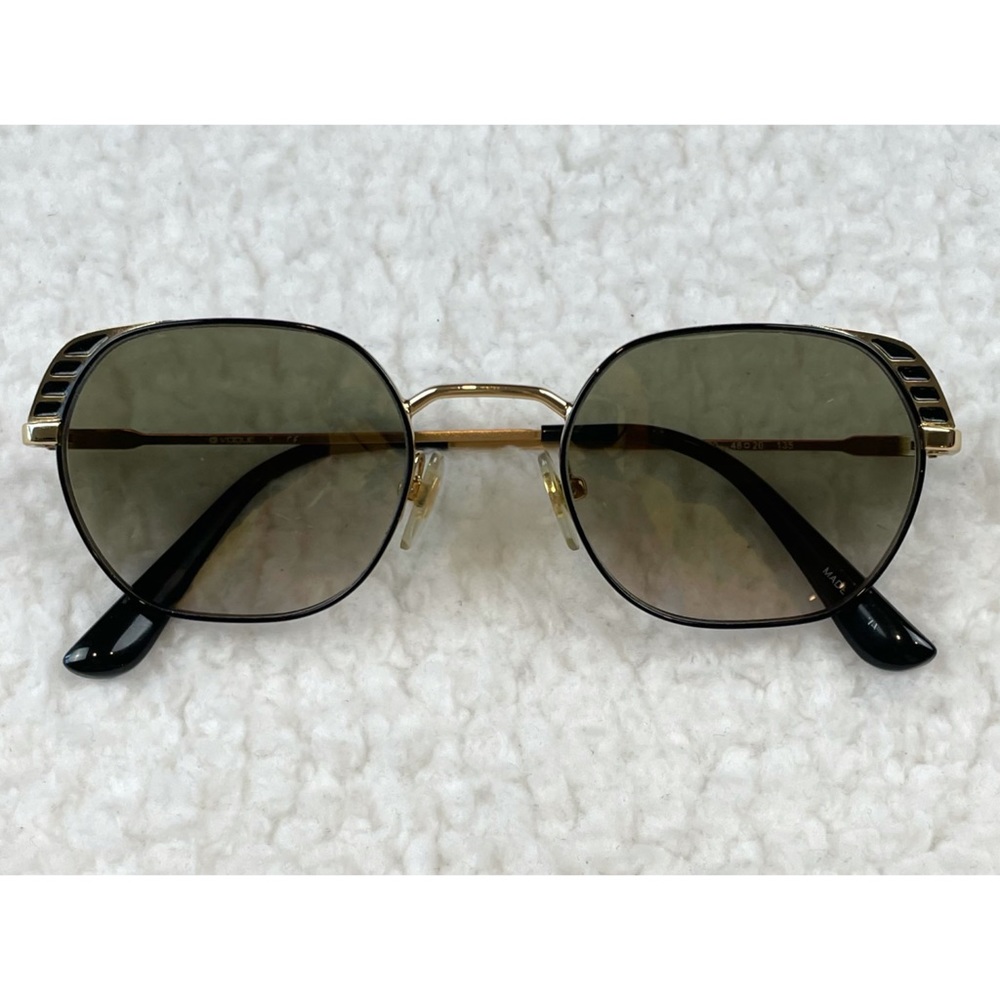 VOGUE EYEWEAR • Hailey Bieber Black and Gold VO4131 Prescription Sunglasses